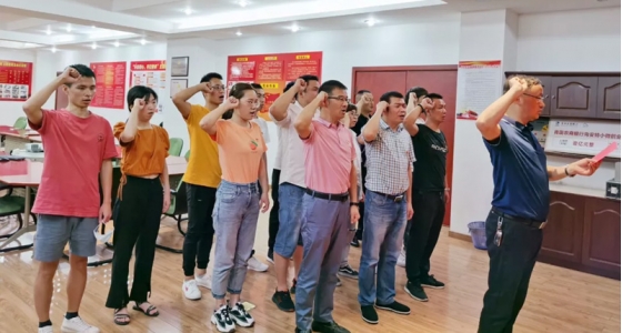 初心稳固、使命在肩，，，918博天堂园区党总支“迎七一”主题党日活动